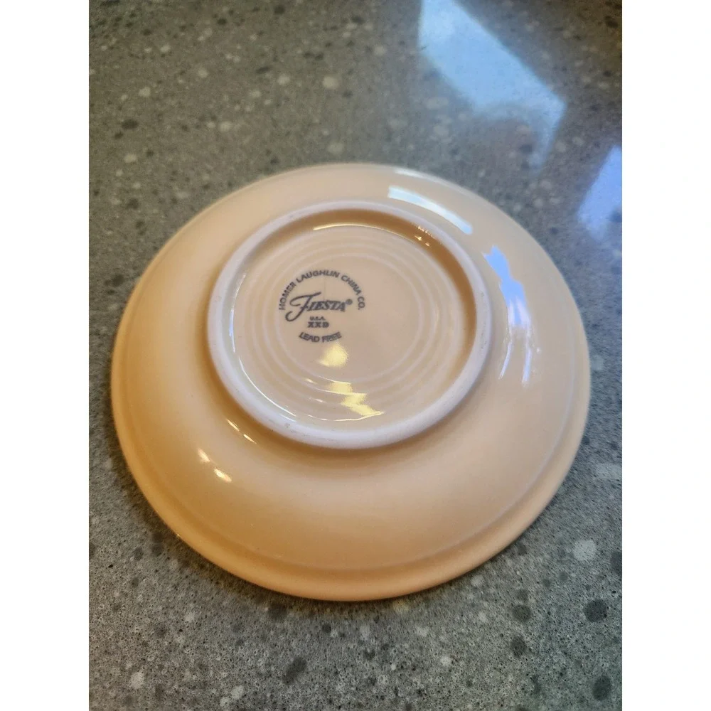 VTG Fiesta Ware Tea Saucer Apricot